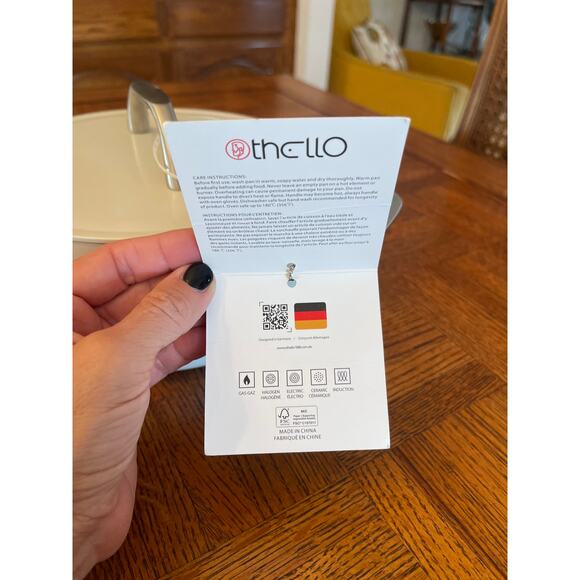 Othello 3 quart casserole, heavy duty aluminum with ceramic coating interior - Picture 3 of 6